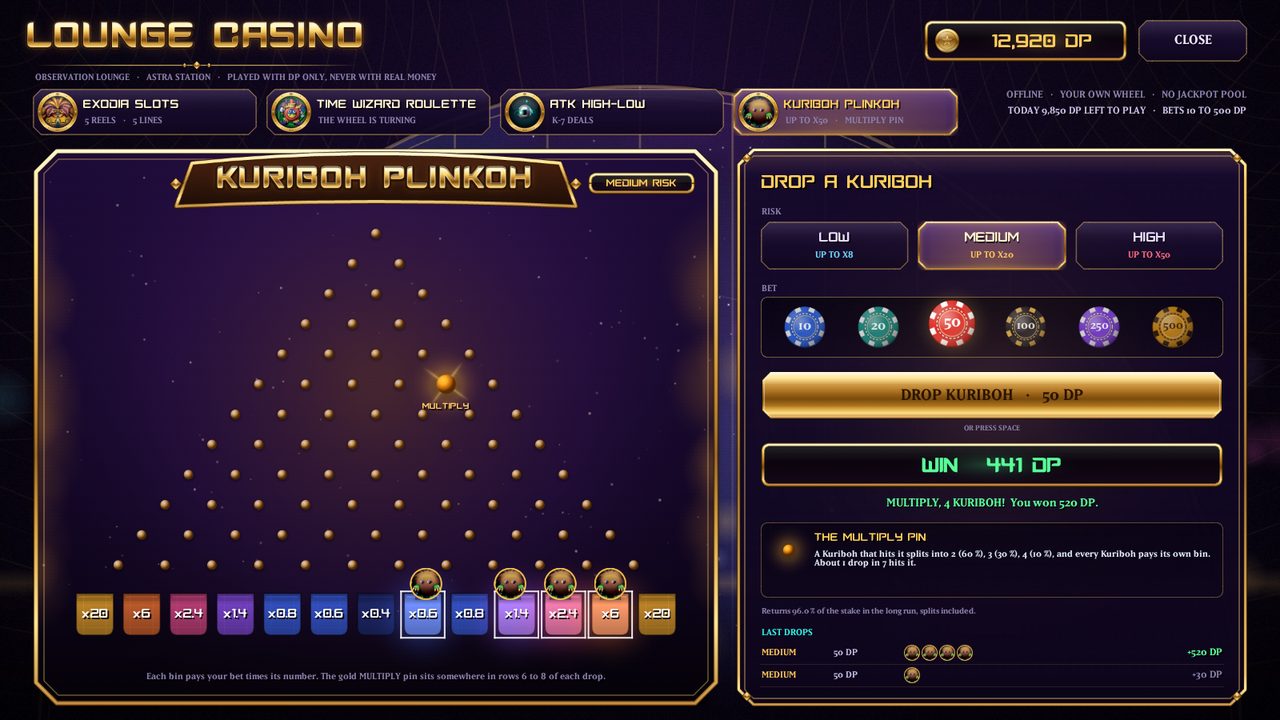 Kuriboh Plinkoh